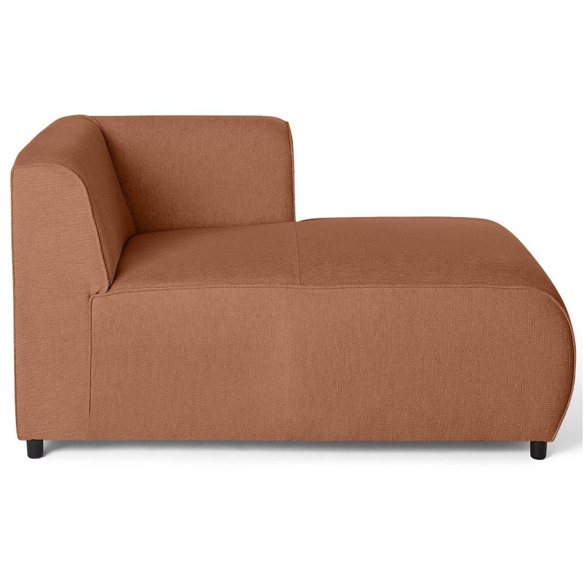 Voir la diapositive 5 : LISA DESIGN Suaro - module d'assise méridienne droit en tissu texturé