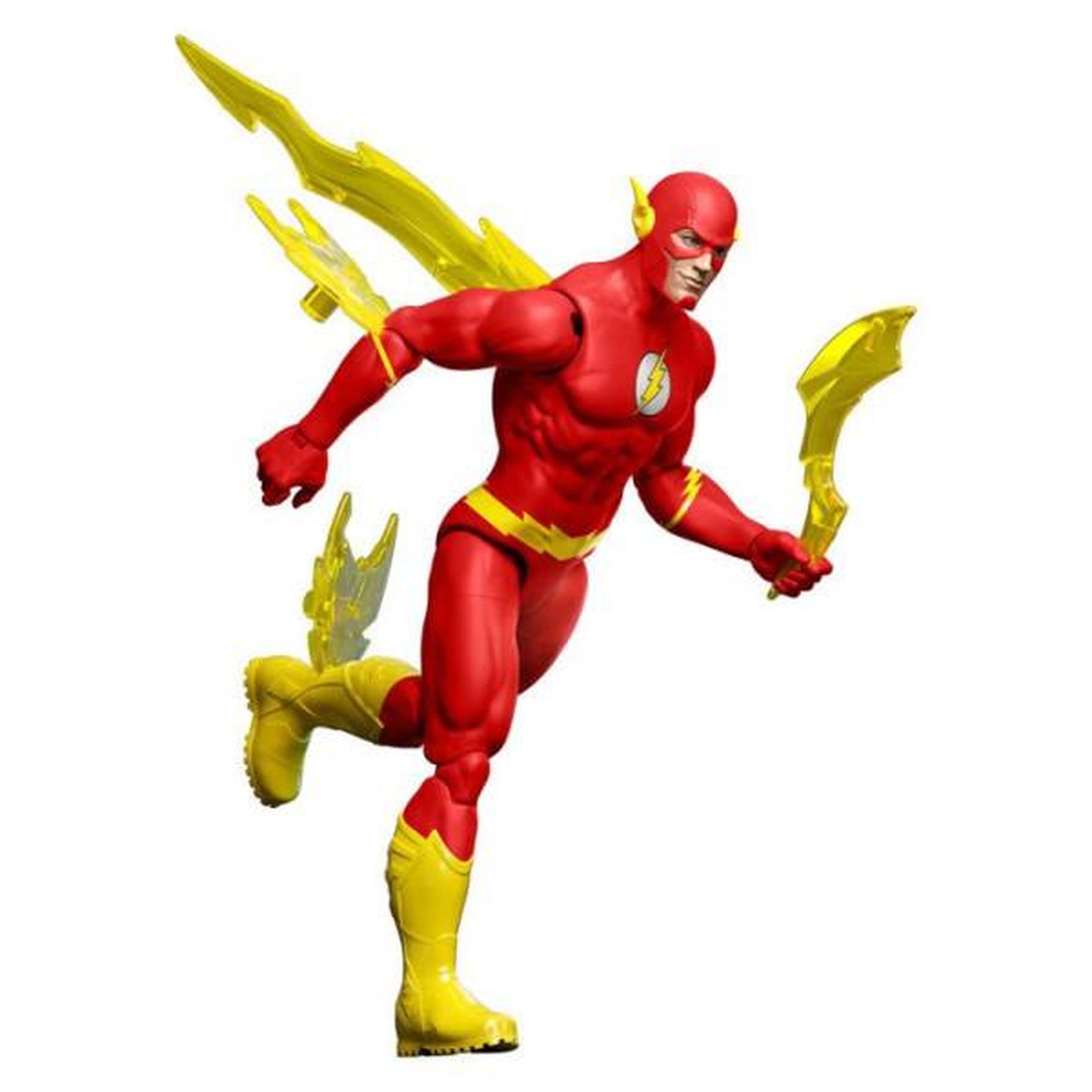 Voir la diapositive 3 : MATTEL Figurine articulée - DC Premier - Flash 16,5 cm - 22 points d'articulation - Accessoires effets de vitesse - Dès 4 ans