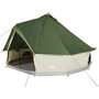 Voir la diapositive 5 : VIDAXL Tente familiale tipi 12 personnes vert impermeable