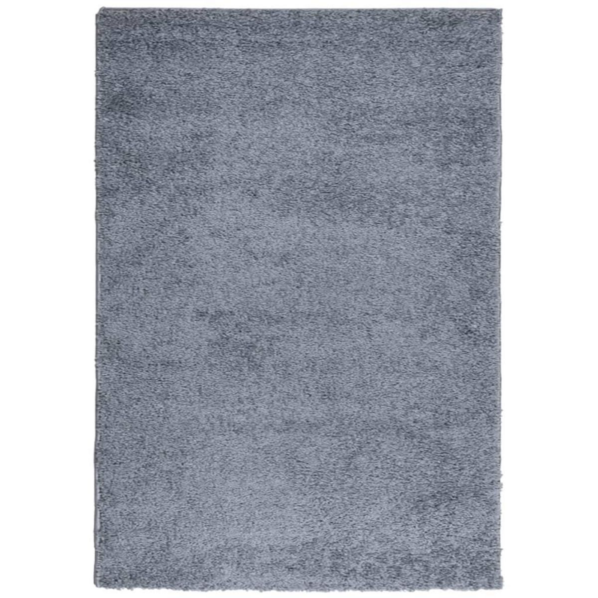 VIDAXL Tapis shaggy PAMPLONA poils longs moderne bleu 160x230 cm