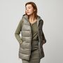 Voir la diapositive 1 : INEXTENSO Doudoune sans manches vert kaki femme