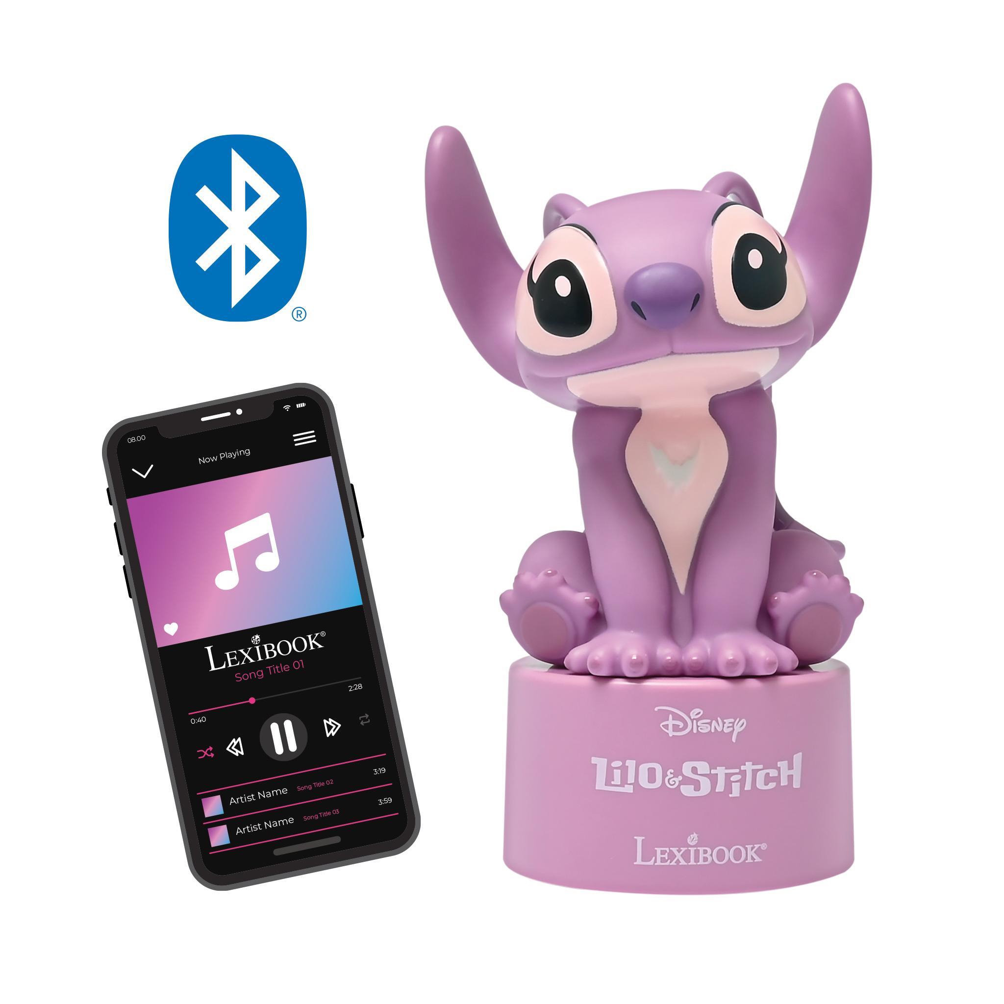Voir la diapositive 2 : Lexibook Enceinte Bluetooth veilleuse Angel