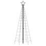 Voir la diapositive 5 : VIDAXL Sapin de Noël a LED avec piquets 220 LED blanc froid 180 cm