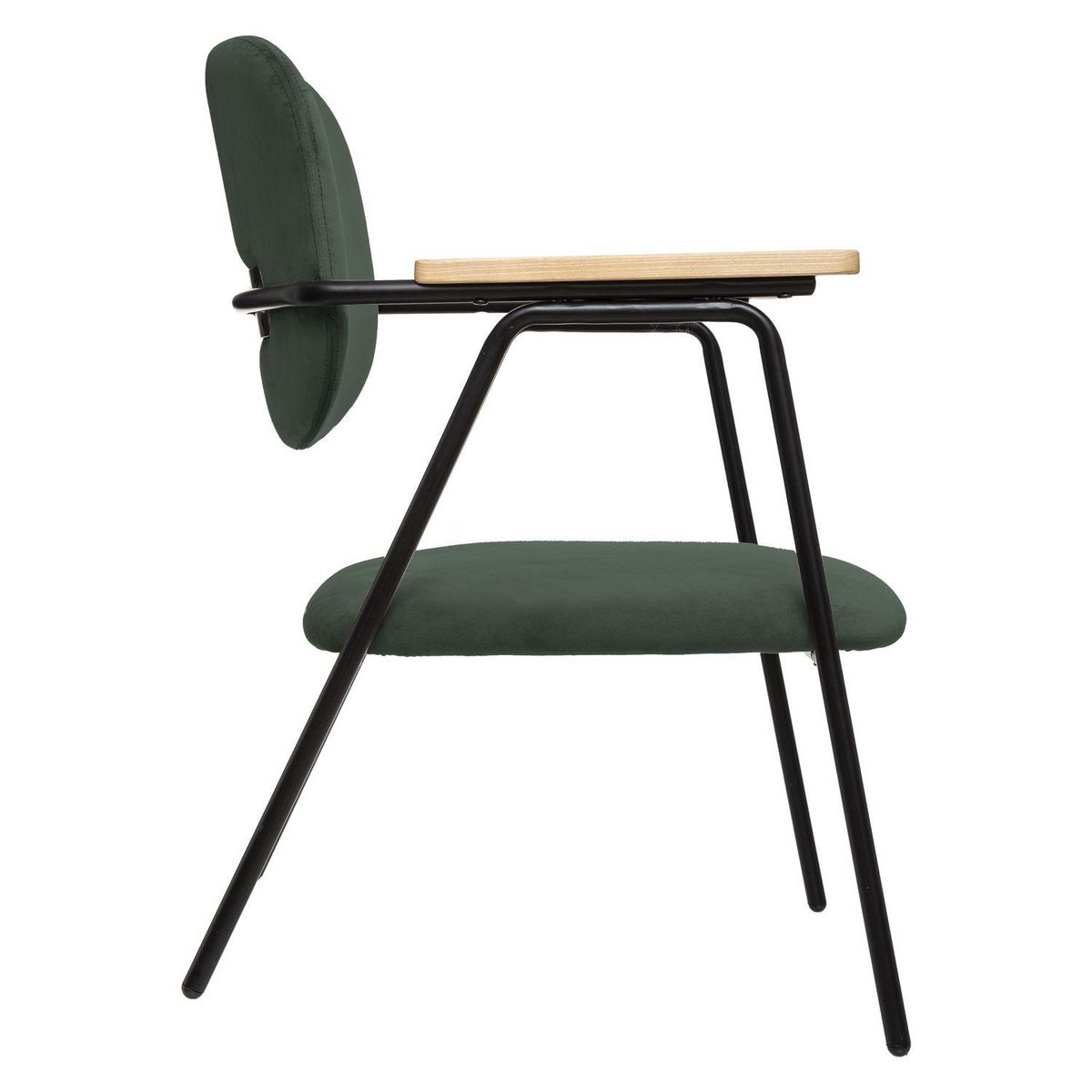 ATMOSPHERA Fauteuil design en velours Dyer