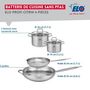 Voir la diapositive 2 : ELO Ensemble de 2 Poêles de cuisson 24 et 32 cm et 2 faitouts 14 et 16 cm Elo Profi Citrin