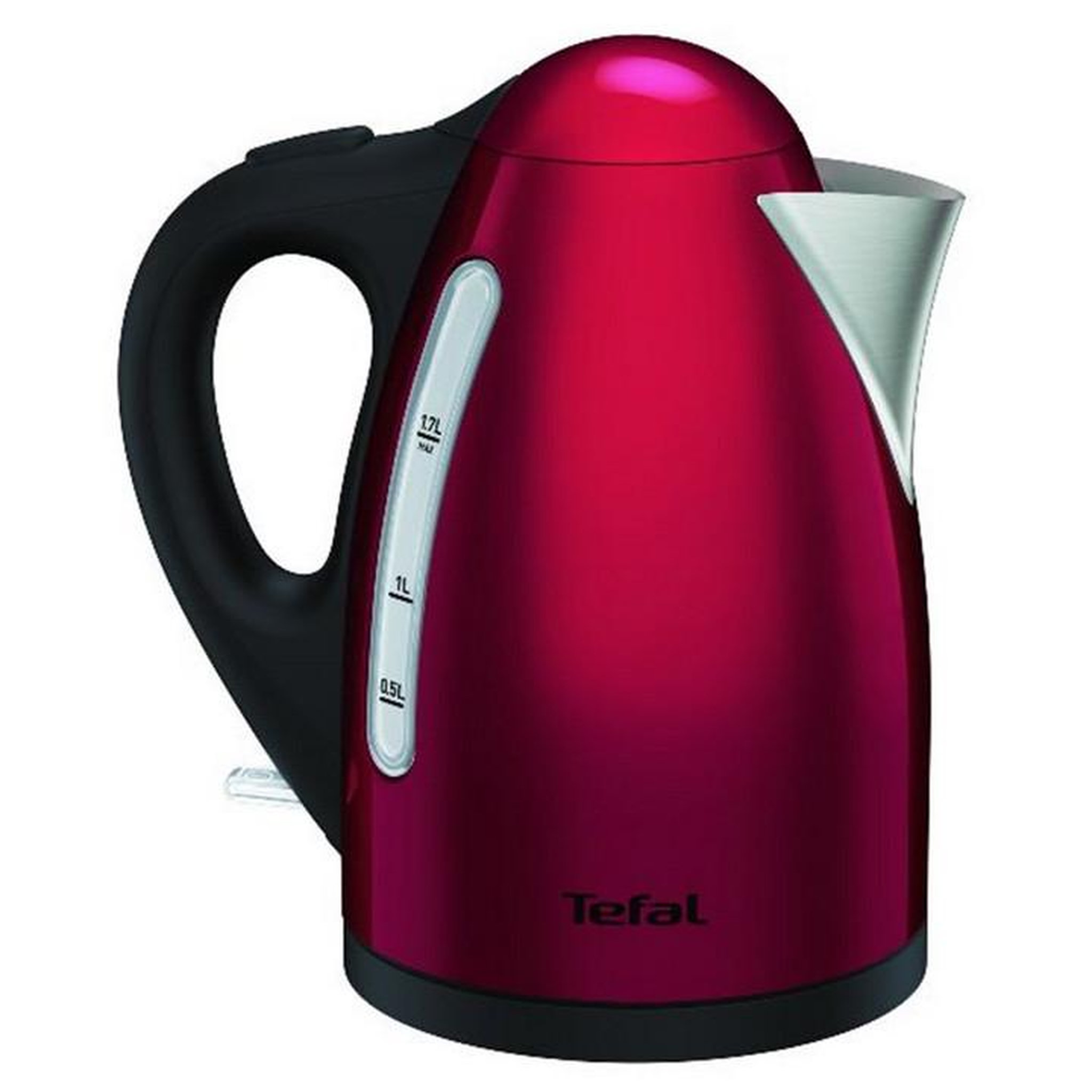 TEFAL Bouilloire sans fil 1.7l 2400w rouge - KI110511