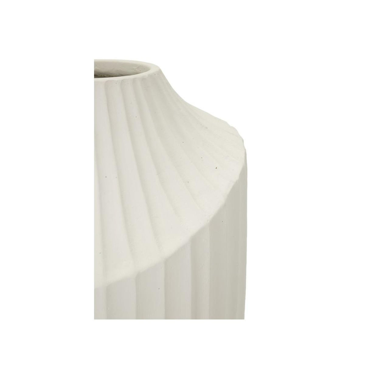 Paris Prix Vase Design Rainuré  Ice  38cm Crème