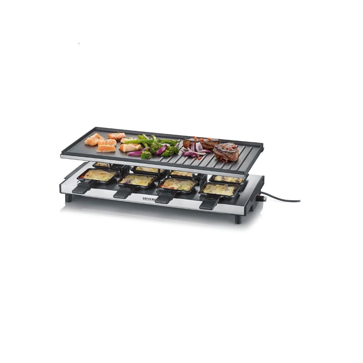 SEVERIN Appareil à raclette 8 personnes 1700w + grill - 2375