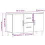 Voir la diapositive 6 : VIDAXL Buffet chene artisanal 100x36x60 cm bois d'ingenierie