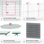 Voir la diapositive 5 : tectake Enclos extérieur composé de 8 grilles argent
