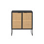 Voir la diapositive 2 : Paris Prix Buffet 2 Portes  Rickey  89cm Noir & Naturel