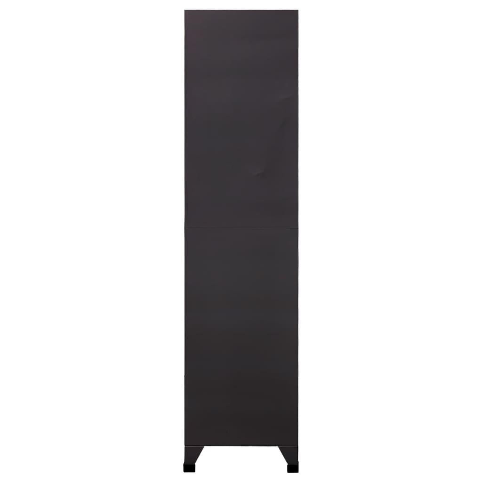 Voir la diapositive 4 : VIDAXL Armoire a casiers Anthracite et blanc 90x40x180 cm Acier