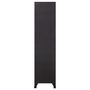 Voir la diapositive 4 : VIDAXL Armoire a casiers Anthracite et blanc 90x40x180 cm Acier
