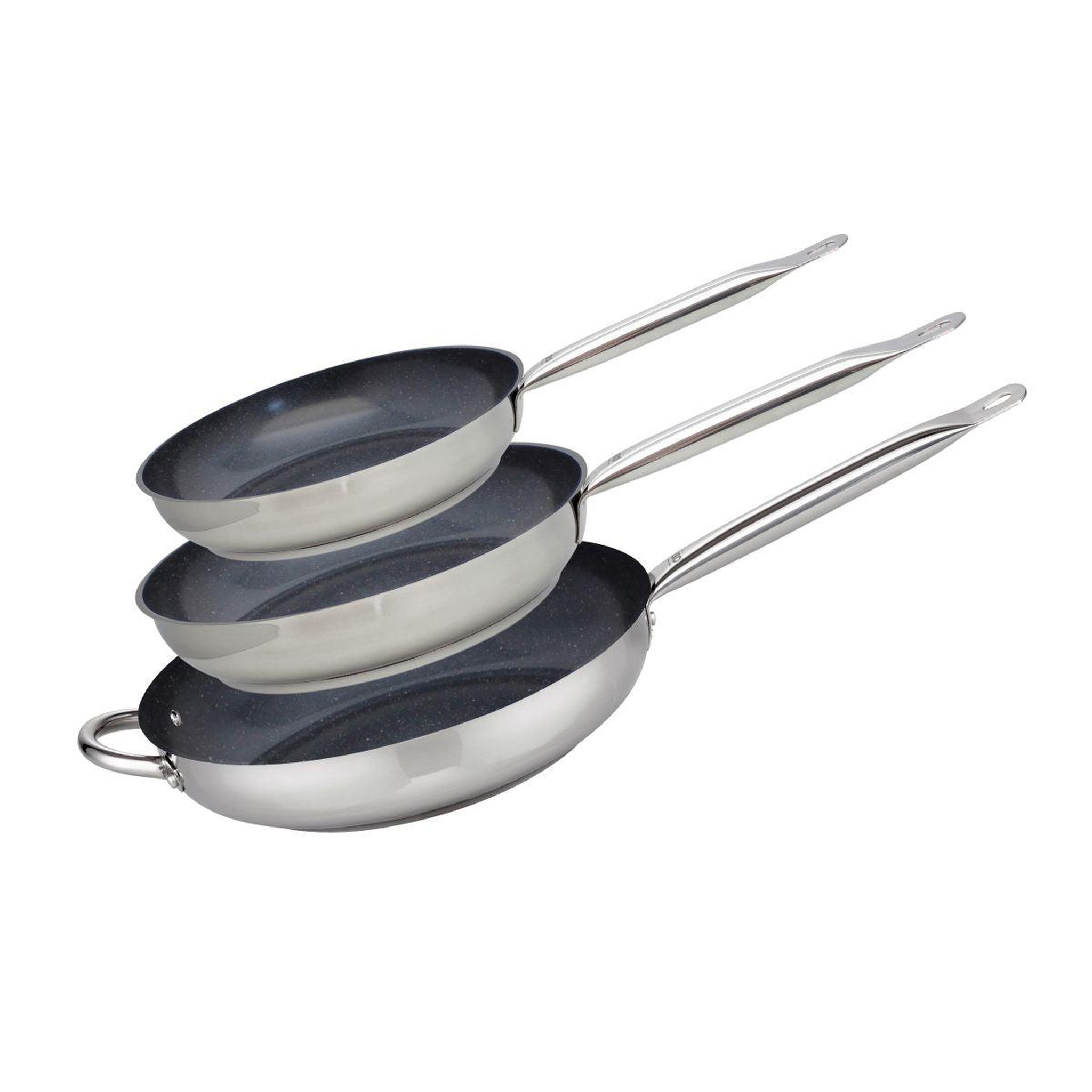 ELO Set de 3 poêles 24, 28 et 32 cm céramique sans pfas profi therm platinum elo