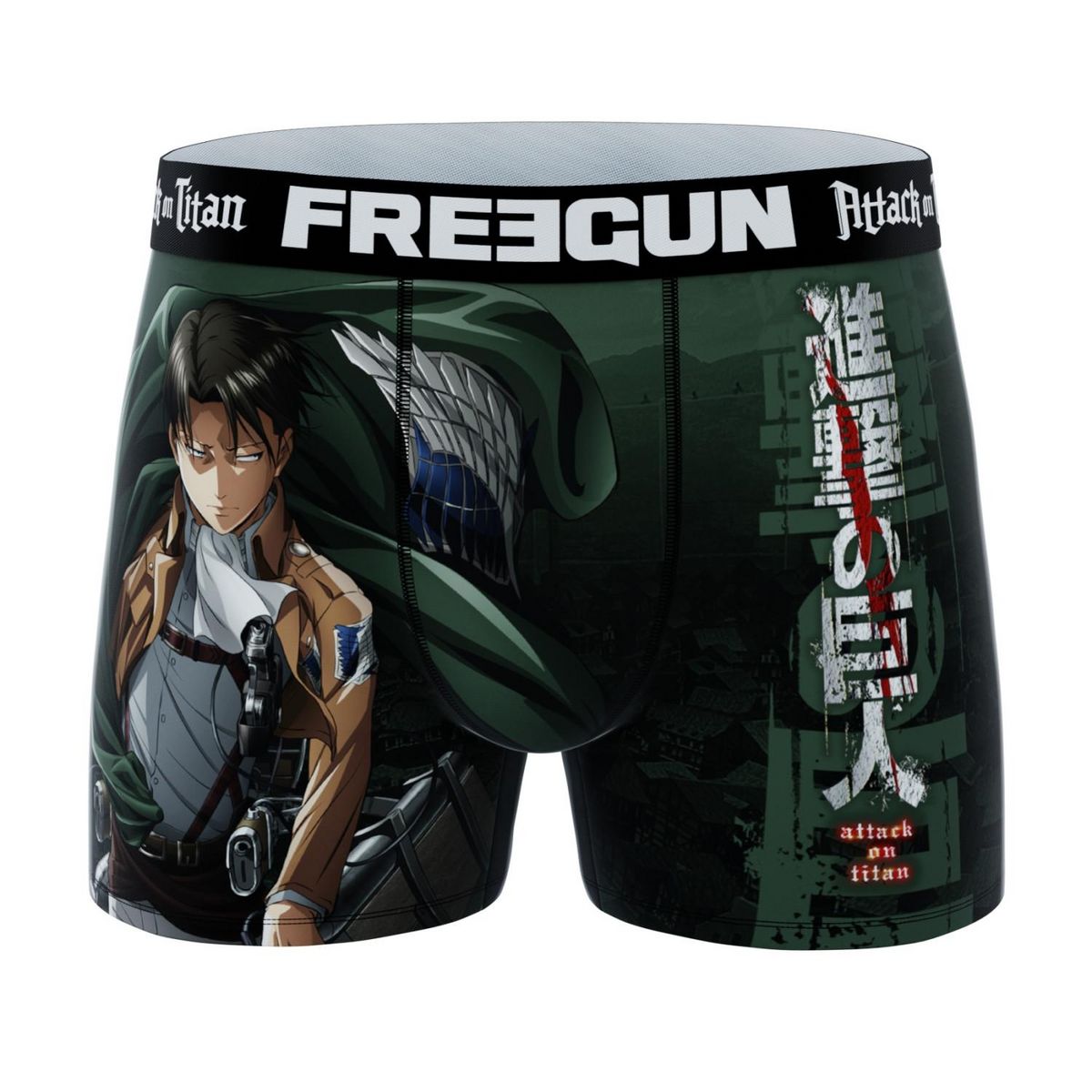 FREEGUN Lot de 3 boxers homme Attack On Titan