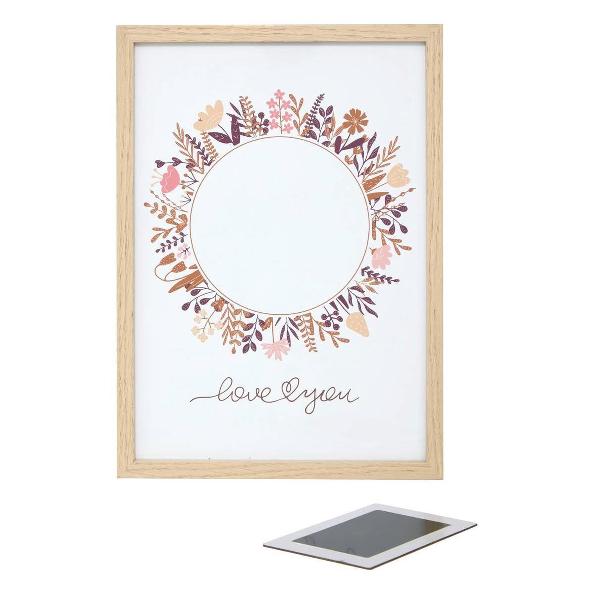 Voir la diapositive 1 : Atmosphera Kids Coffret cadre à empreintes  nomade  22x31cm multicolore
