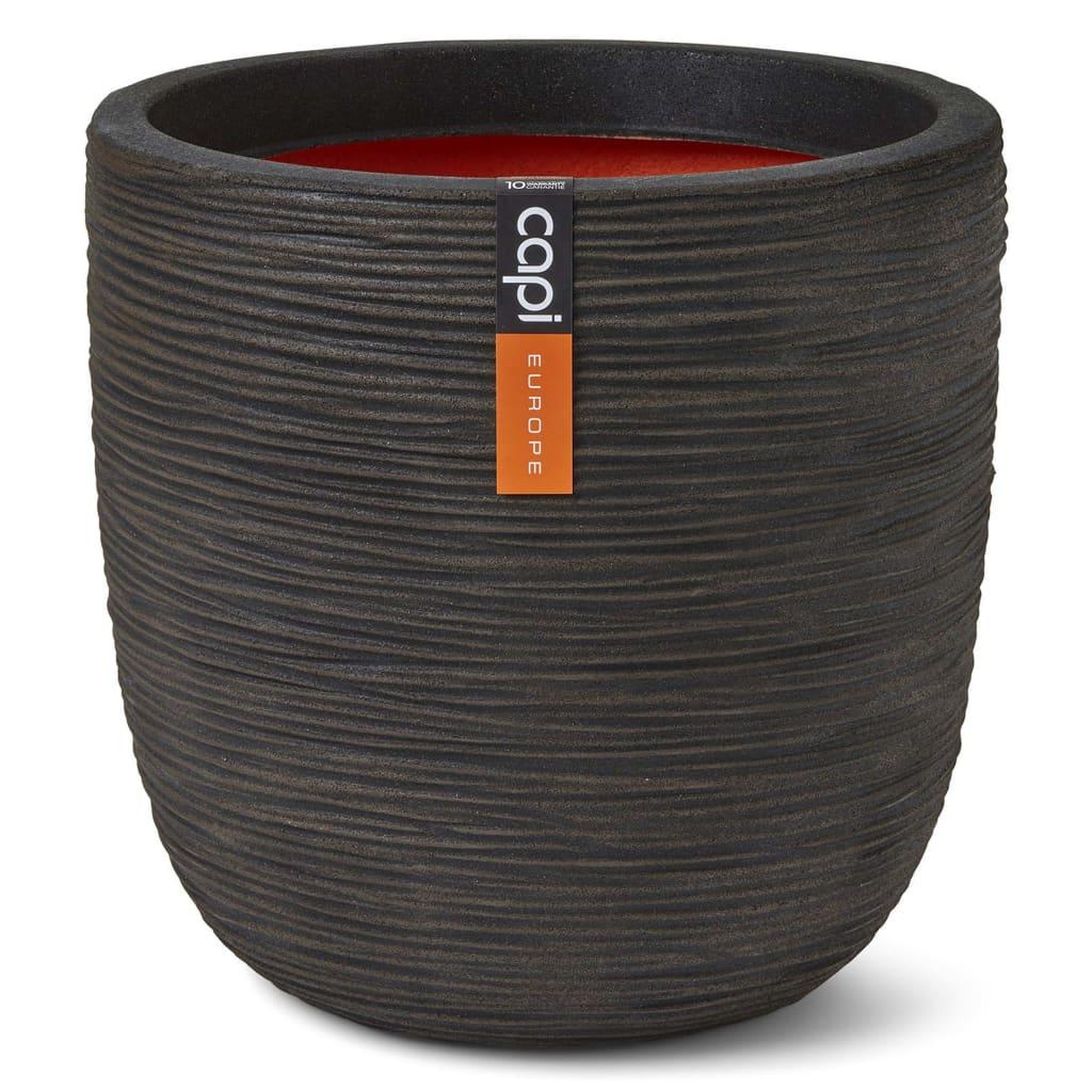 Voir la diapositive 2 : CAPI Capi Jardiniere Nature Rib 43x41 cm Marron fonce
