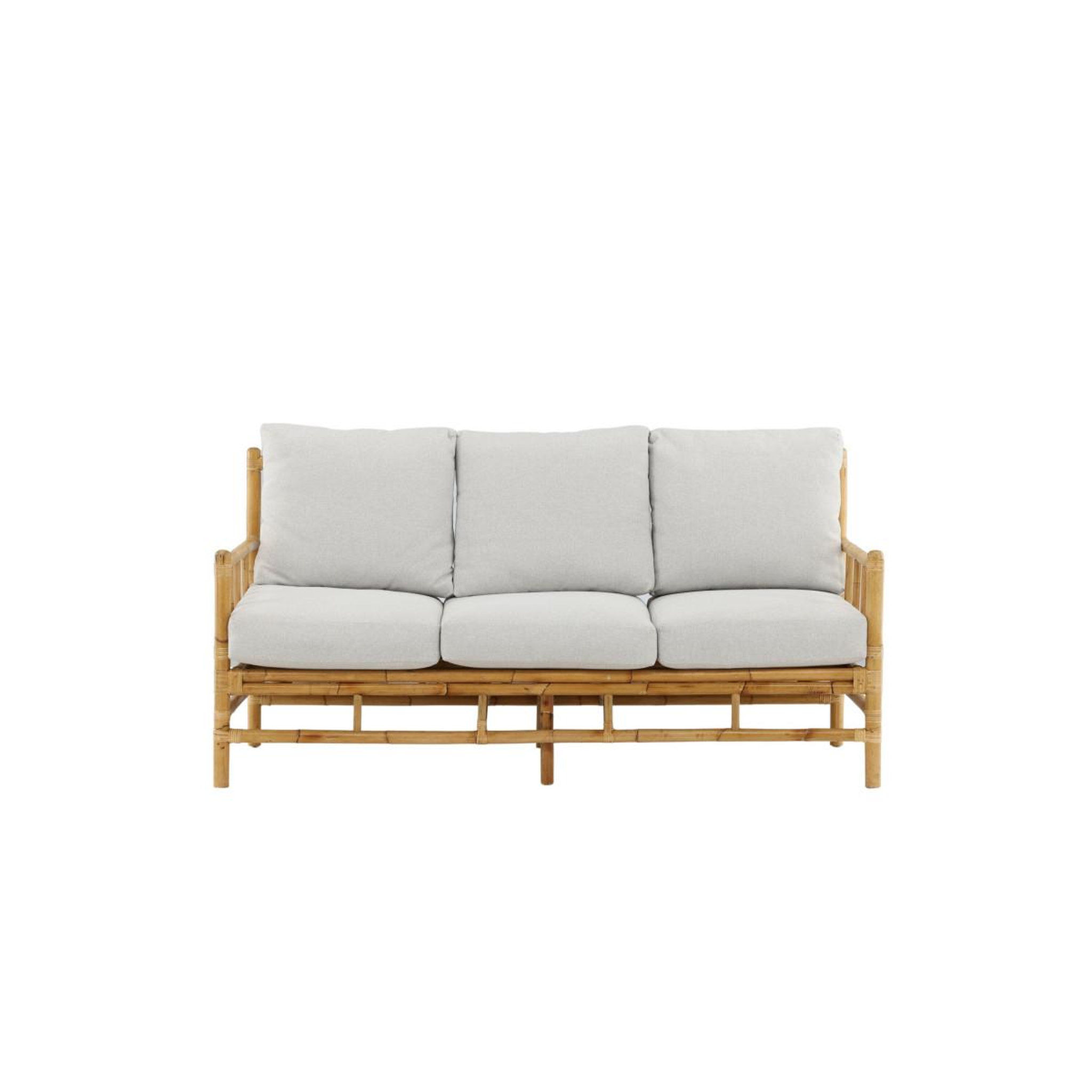 Voir la diapositive 4 : Paris Prix Canapé de jardin 3 places  cane  180cm naturel