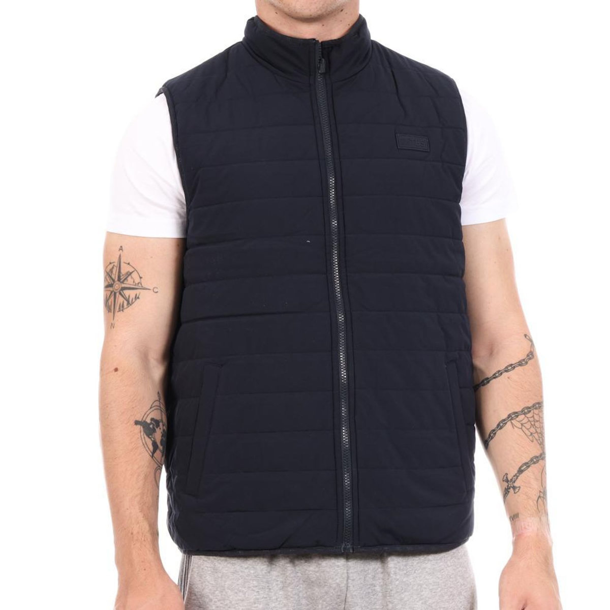 TBS Doudoune Sans Manches Marine Homme TBS Josef