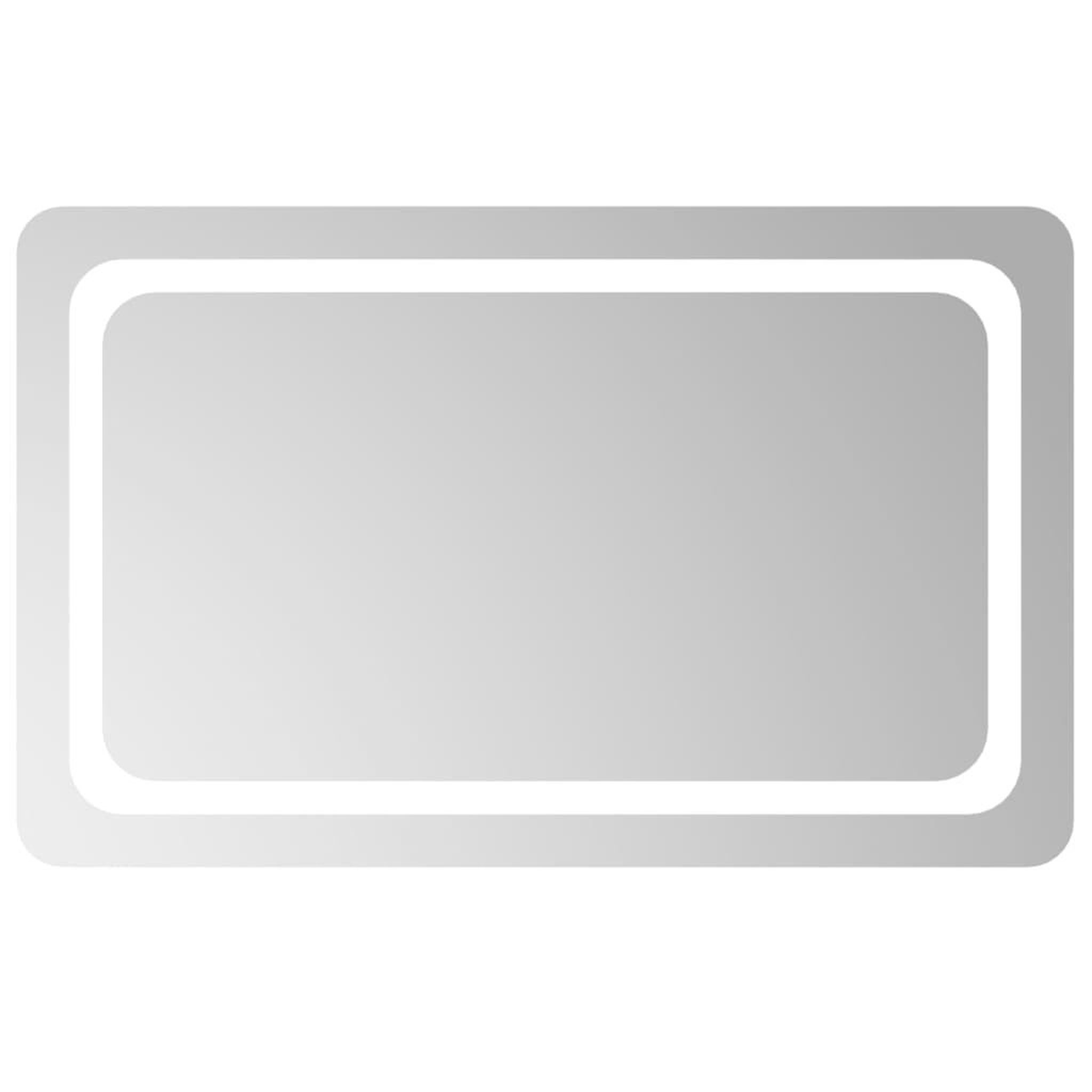 Voir la diapositive 2 : VIDAXL Miroir de salle de bain a LED 80x50 cm