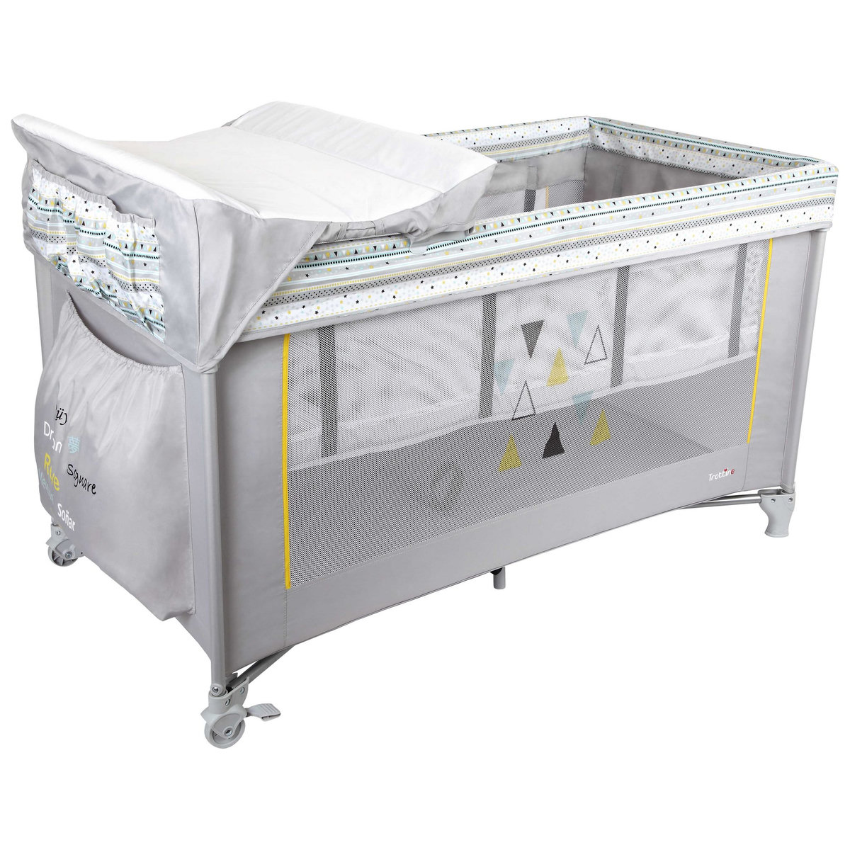 TROTTINE Lit parapluie 3 en 1 Dreamer Grafik 