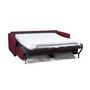 Voir la diapositive 7 : Canapé convertible 140 cm  système couchage express 3 places en tissu Gris clair ALICE 