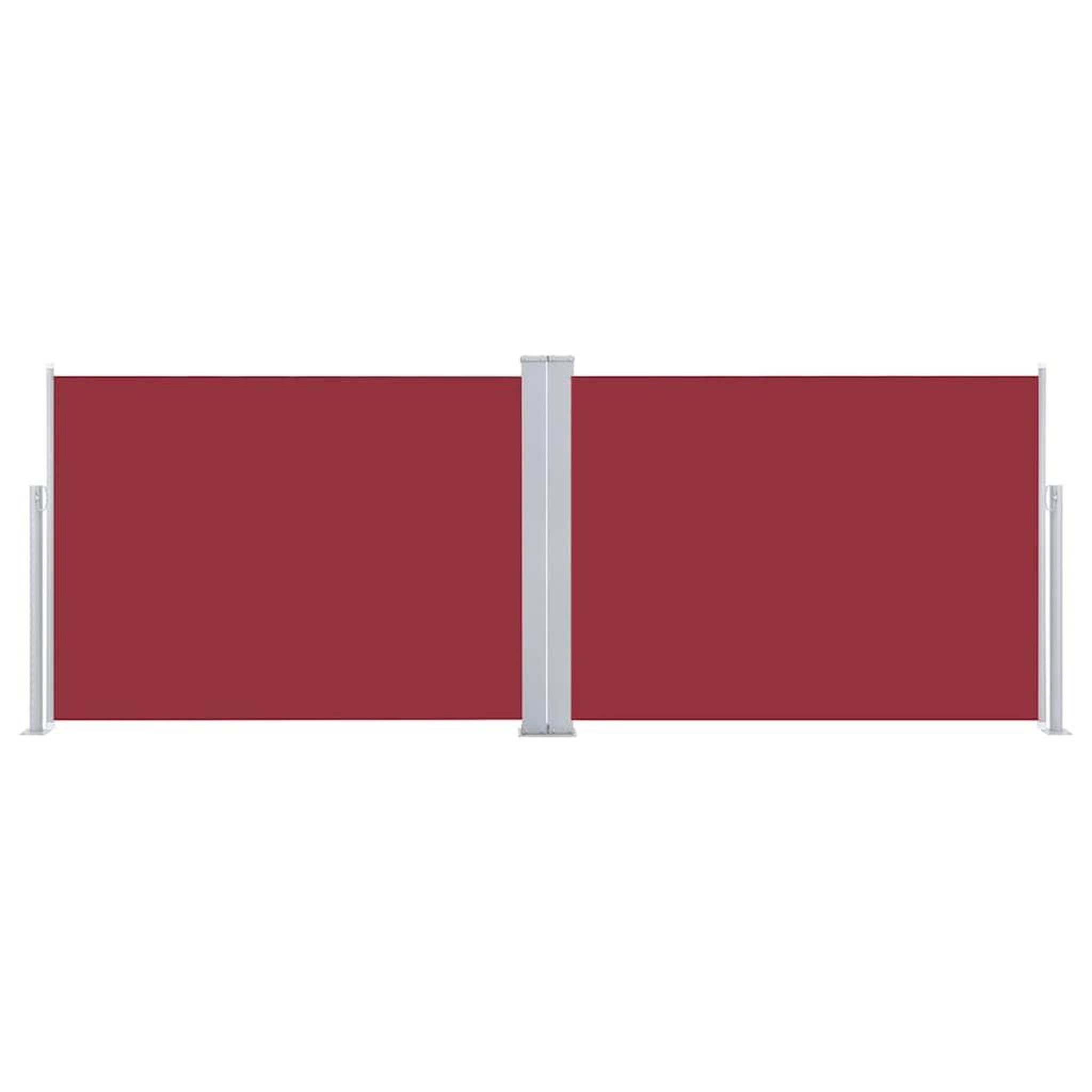 Voir la diapositive 5 : VIDAXL Auvent lateral retractable Rouge 100 x 1000 cm