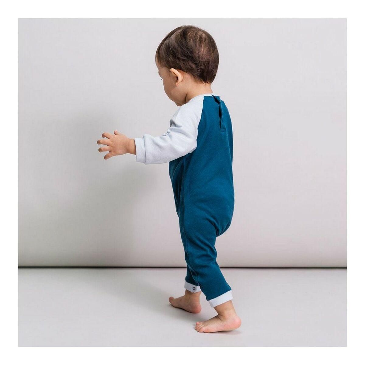 MICKEY Barboteuse à Manches Longues  pour Bébé Mickey Mouse Bleu