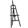 Voir la diapositive 2 : VIDAXL Chevalet noir 53,5x95x127 cm bois de pin massif