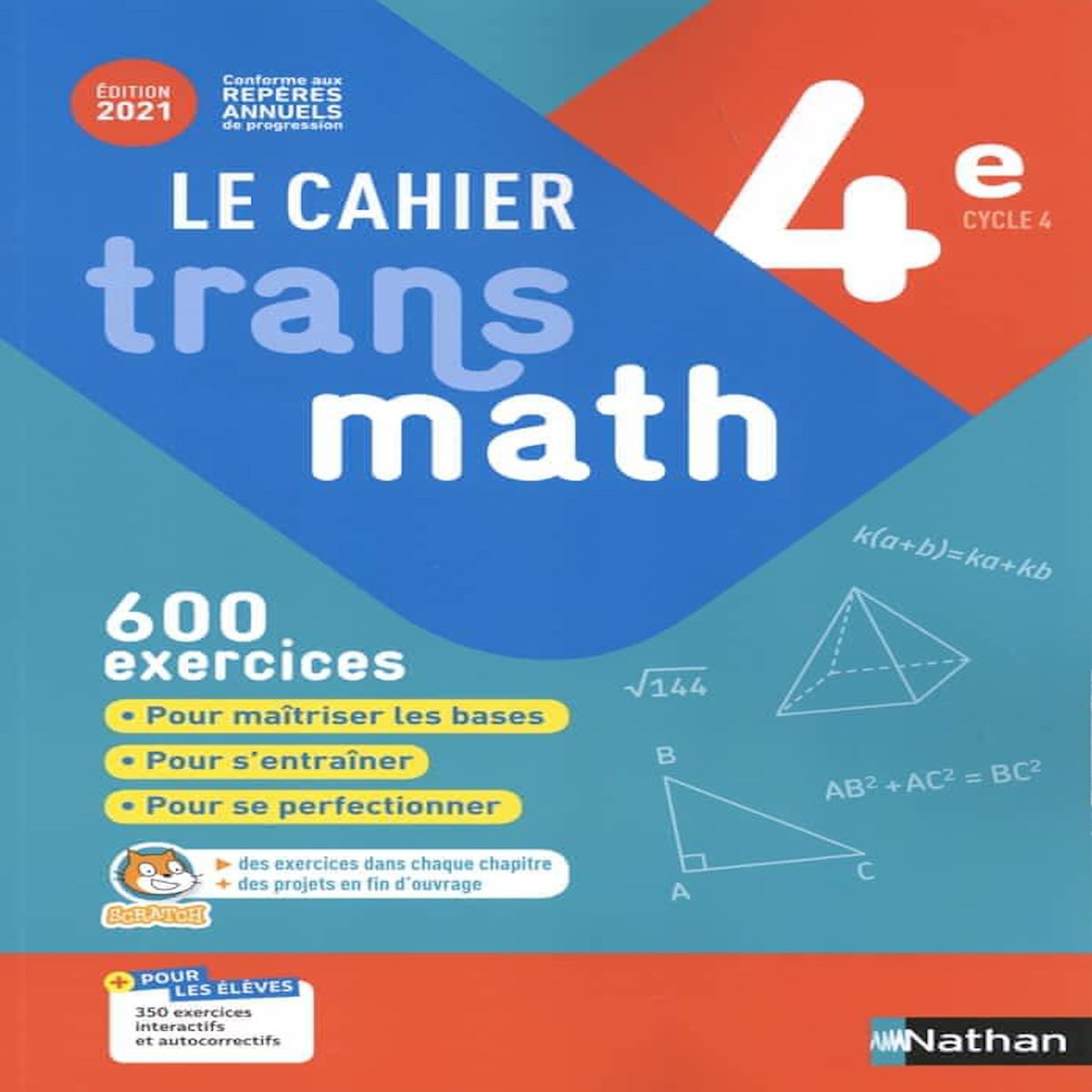 LE CAHIER TRANSMATH 4E. EDITION 2021, Malaval Joël