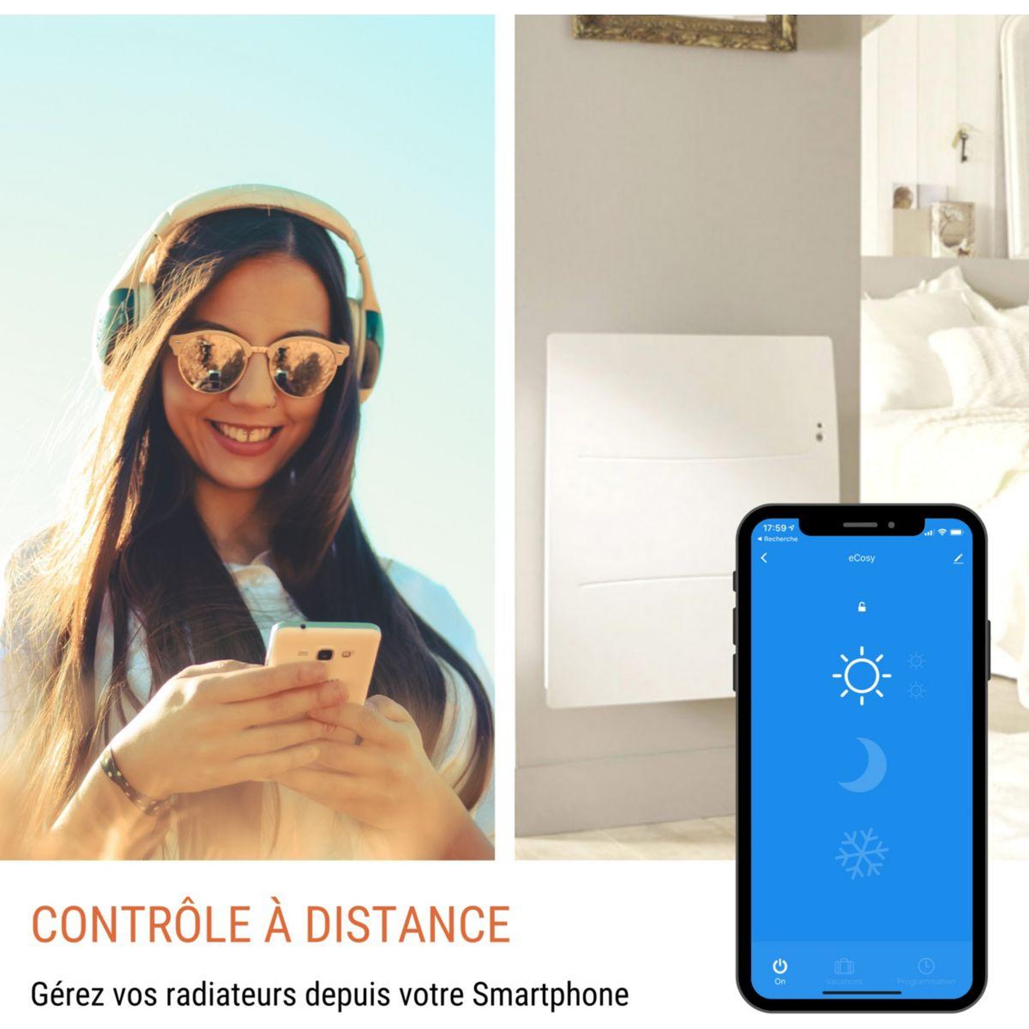 Voir la diapositive 5 : KONYKS Boitier connecté eCosy Controleur WiFi radiateur élec