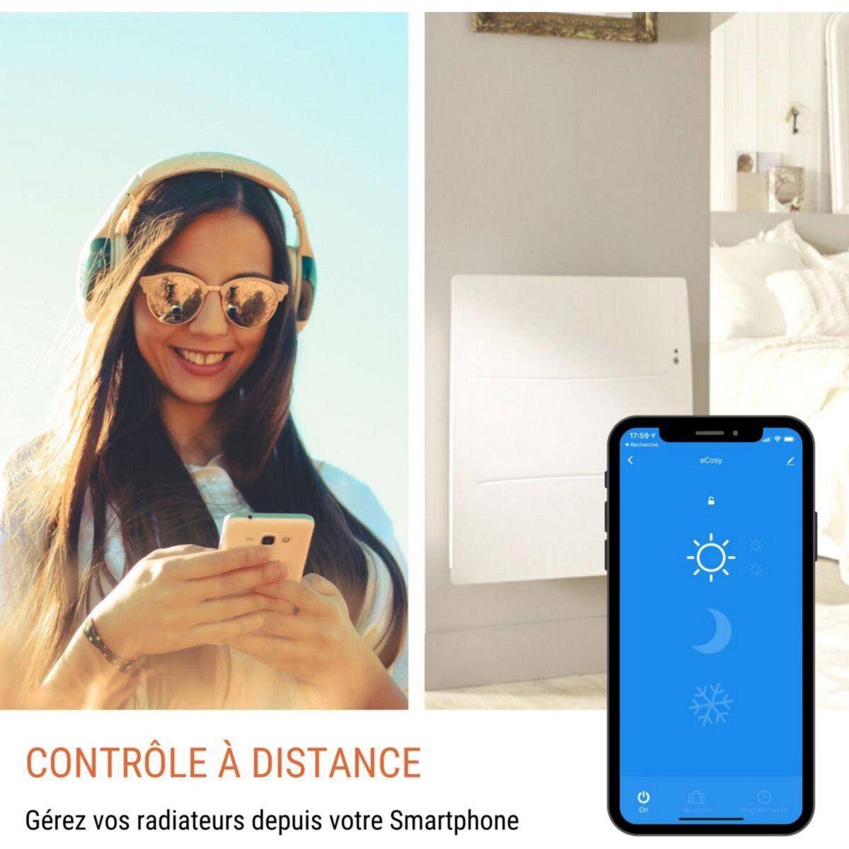 KONYKS Boitier connecté eCosy Controleur WiFi radiateur élec