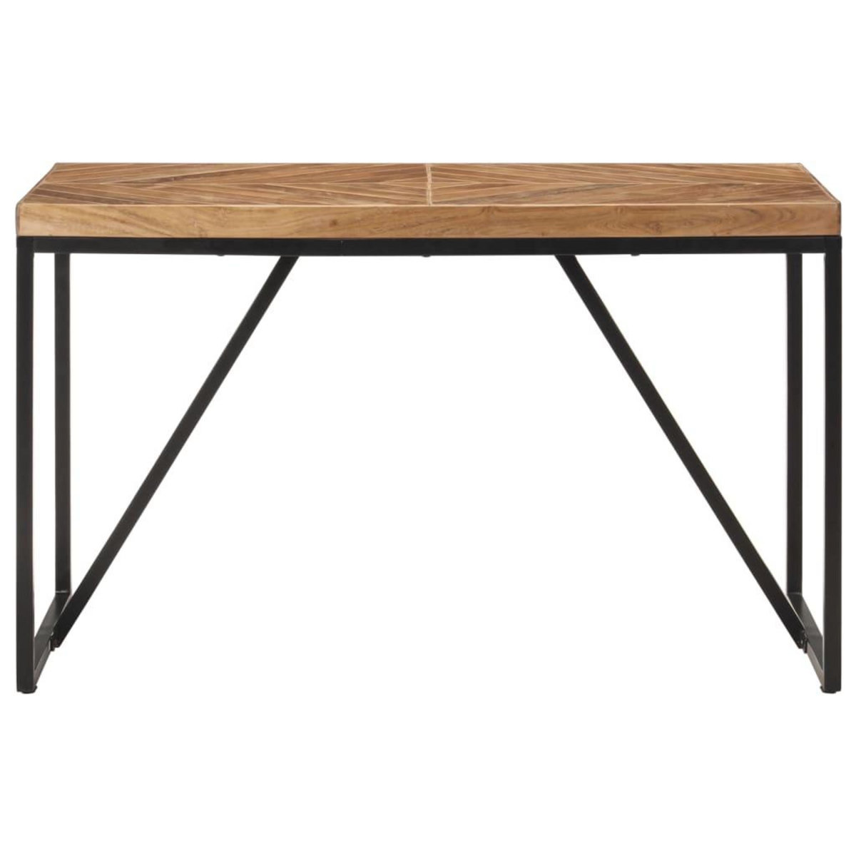 VIDAXL Table a manger 120x60x76 cm Bois massif d'acacia et de manguier