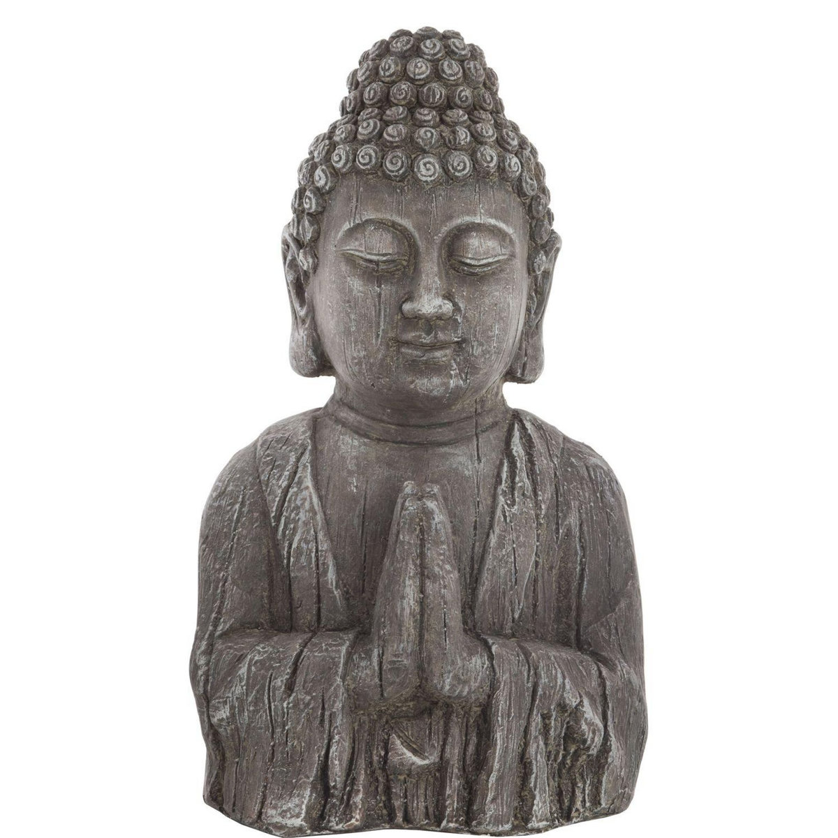 ATMOSPHERA Statuette de Bouddha - H. 49 cm - Effet bois