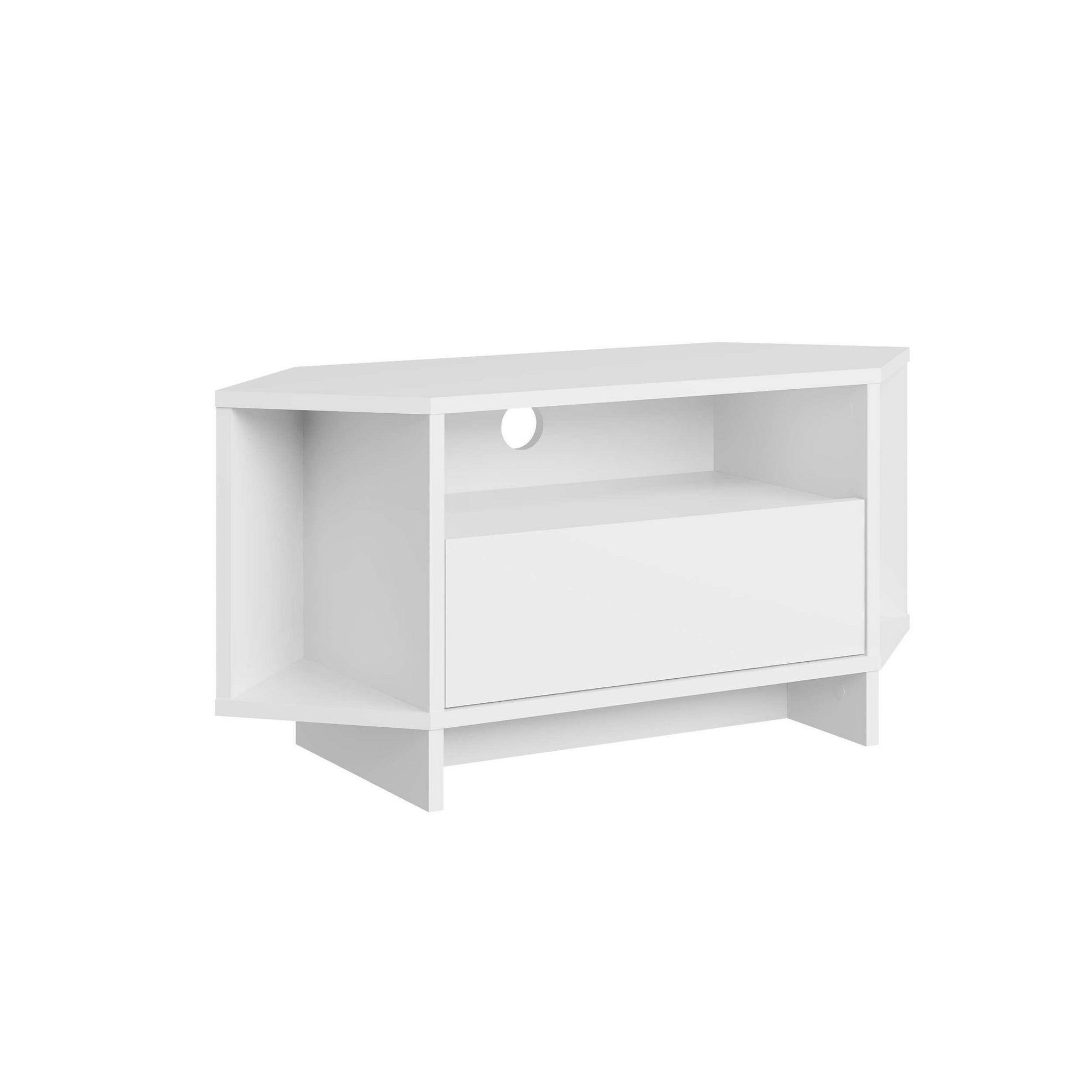 Habitat et Jardin Meuble tv en bois  viva  - 95 x 35 x 45 cm - blanc