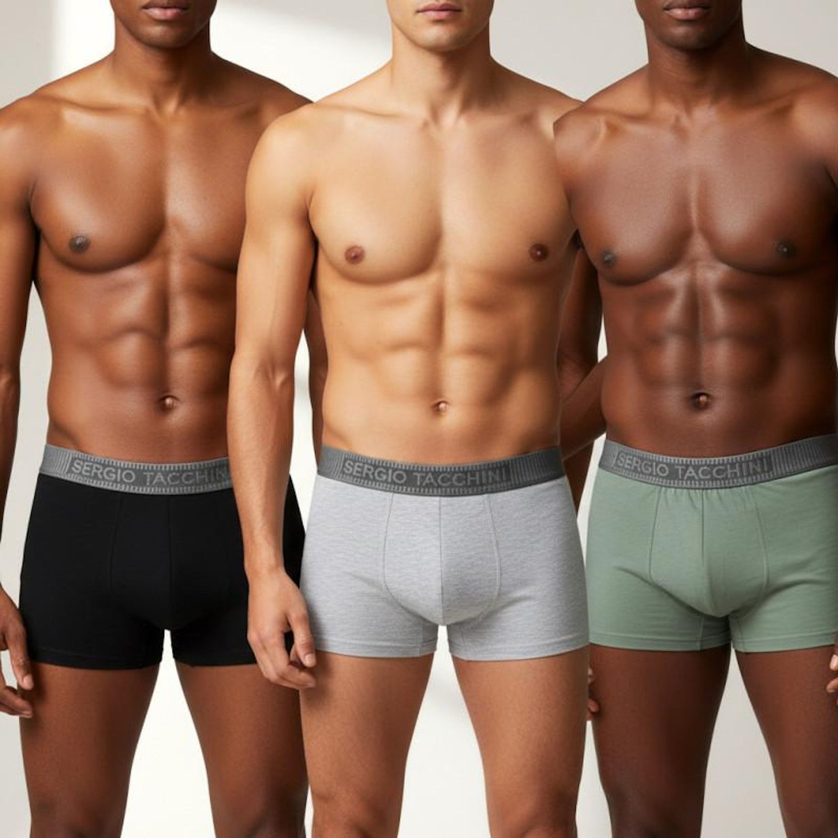 SERGIO TACCHINI Sergio Tacchini Pack de Boxers Homme Lot de 3