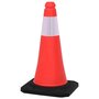 Voir la diapositive 4 : VIDAXL Cones de signalisation reflechissants a base lourde 10 pcs 50cm