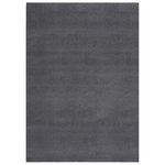 VIDAXL Tapis shaggy doux lavable 160x230 cm Antiderapant Anthracite