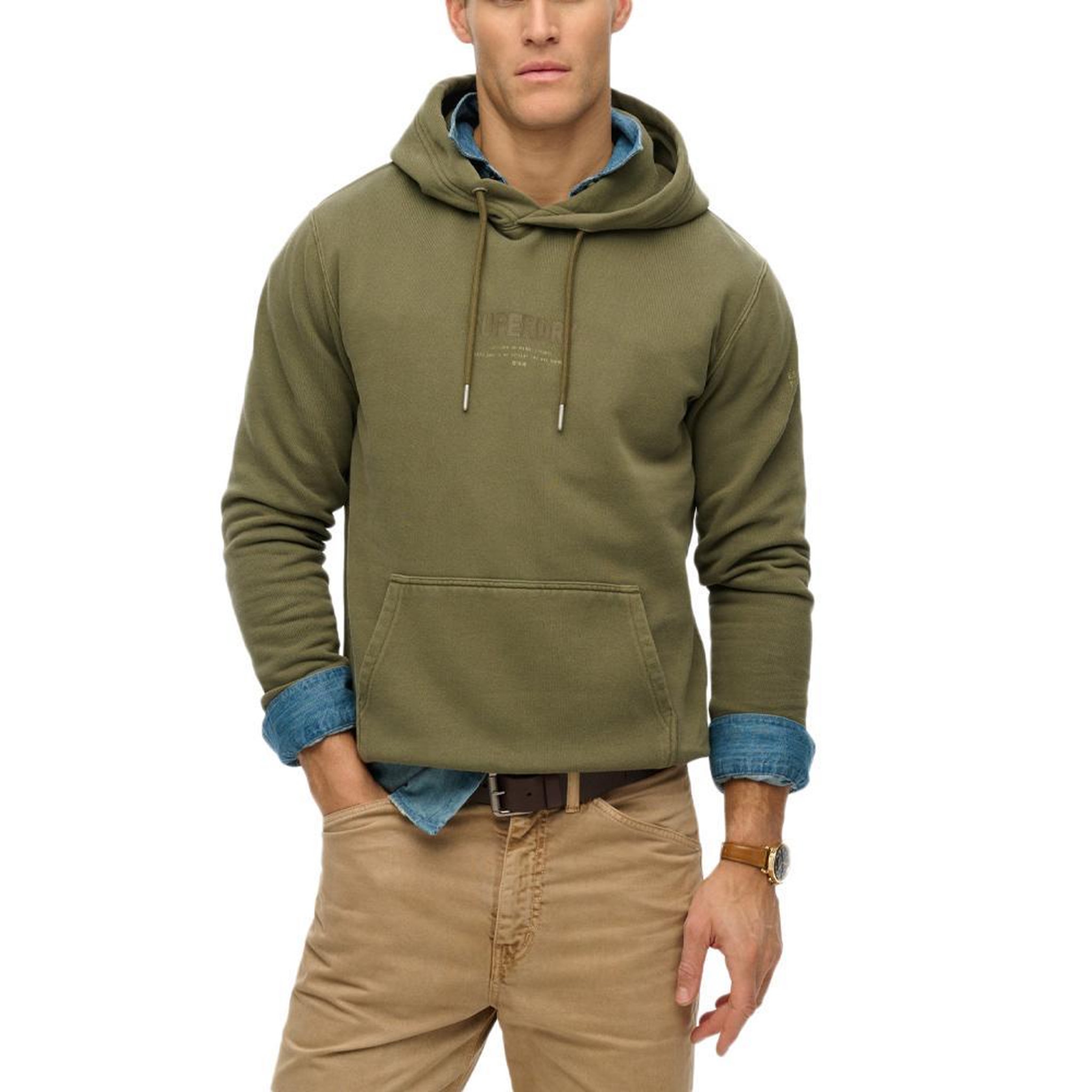 Voir la diapositive 1 : SUPERDRY Sweat Vert Homme Superdry Utility