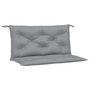 Voir la diapositive 2 : VIDAXL Coussins de banc jardin lot de 2 gris 100x50x7 cm tissu Oxford