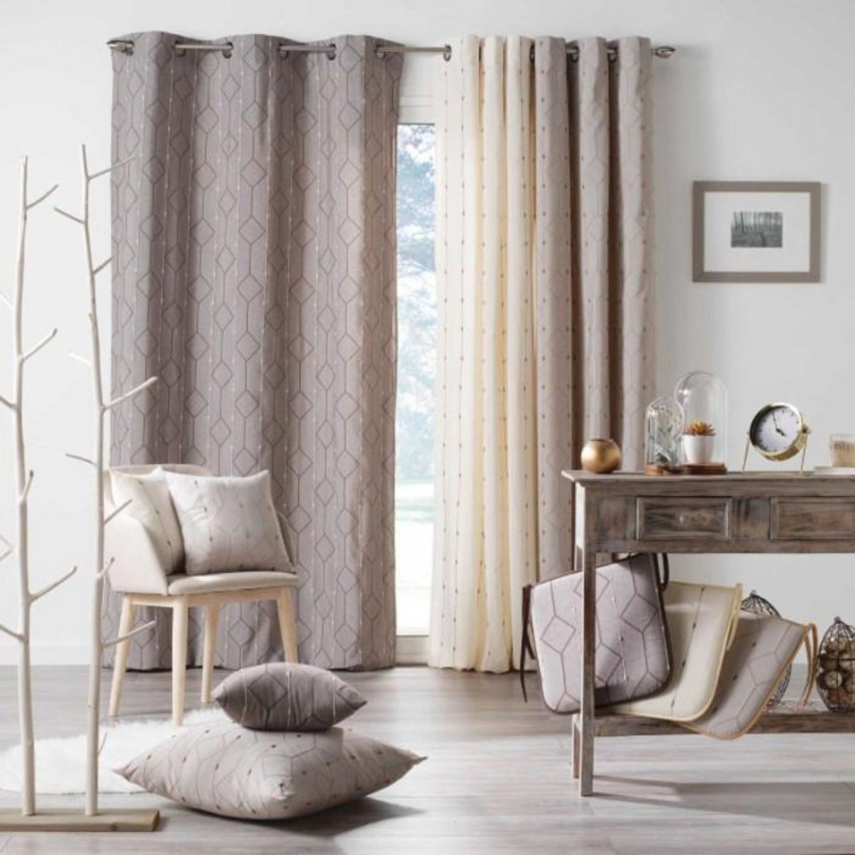 Paris Prix Galette de Chaise  Malone  40x40cm Noisette