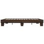 Voir la diapositive 5 : VIDAXL Cadre de lit sans matelas chene marron 150x200 cm