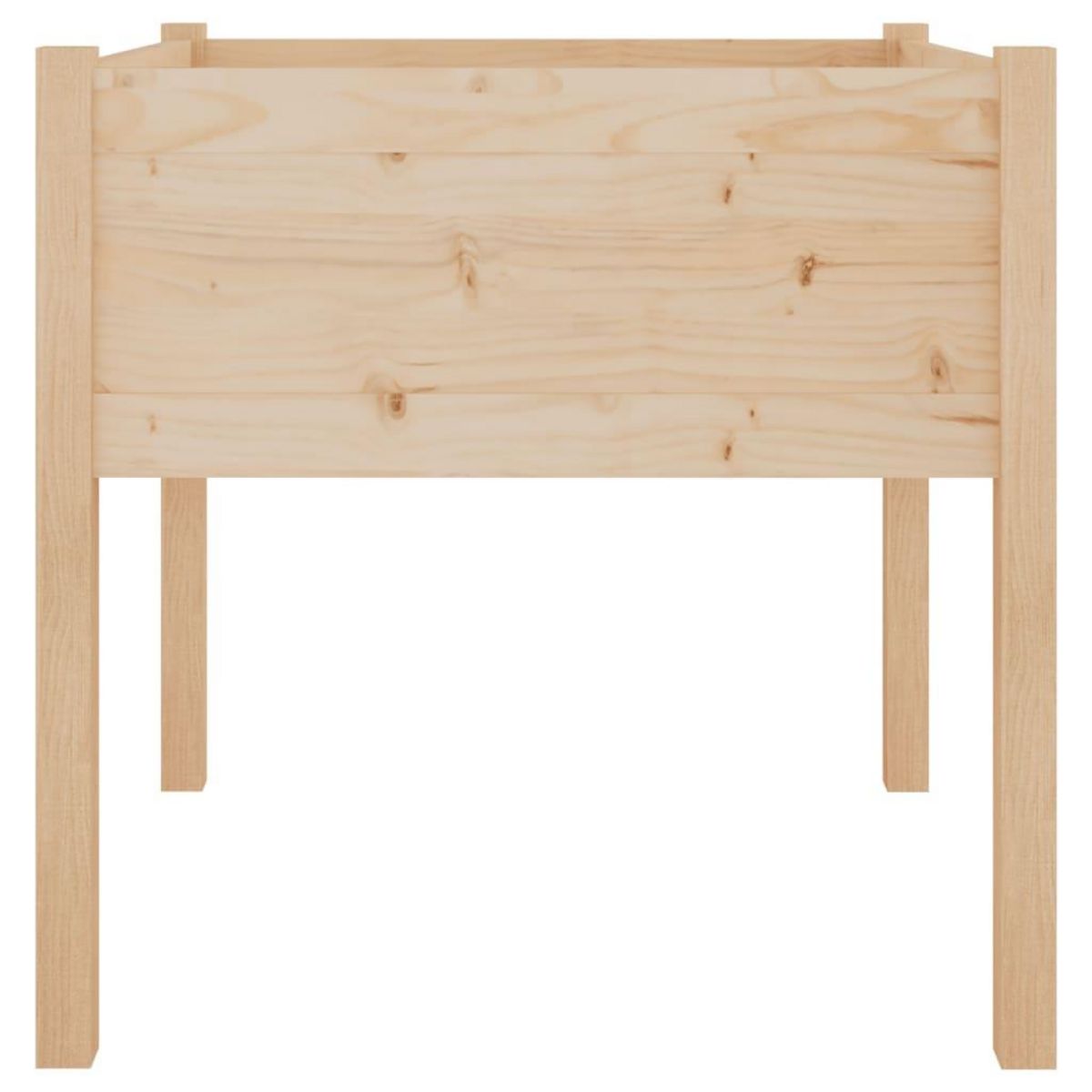 VIDAXL Jardiniere d'exterieur 70x70x70 cm bois de pin massif