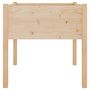 Voir la diapositive 4 : VIDAXL Jardiniere d'exterieur 70x70x70 cm bois de pin massif