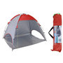 Voir la diapositive 2 : Pro beach Probeach Tente de plage Rouge et gris 220x120x115 cm