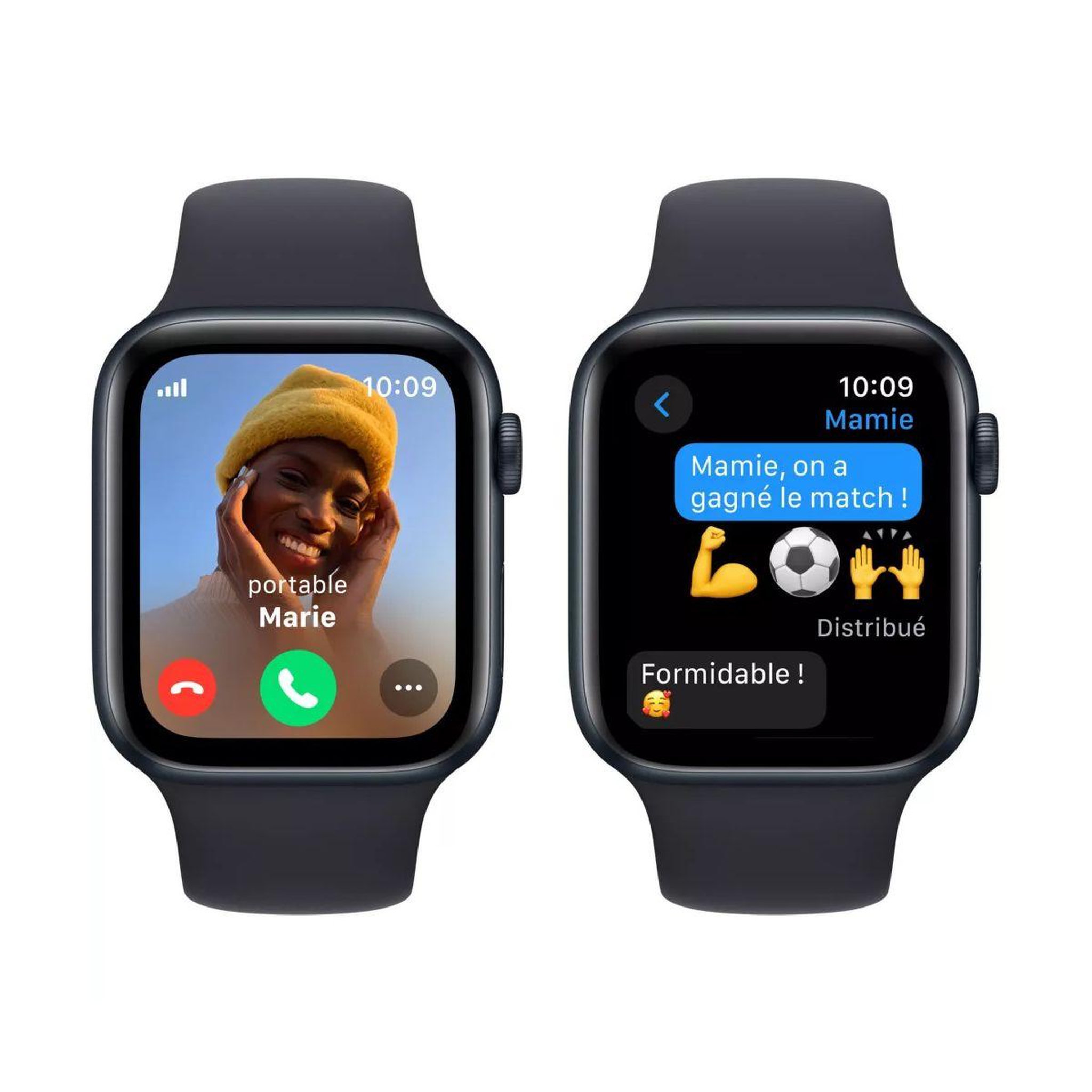 Voir la diapositive 4 : APPLE Montre connectée SE 44mm Minuit S/M Cellular
