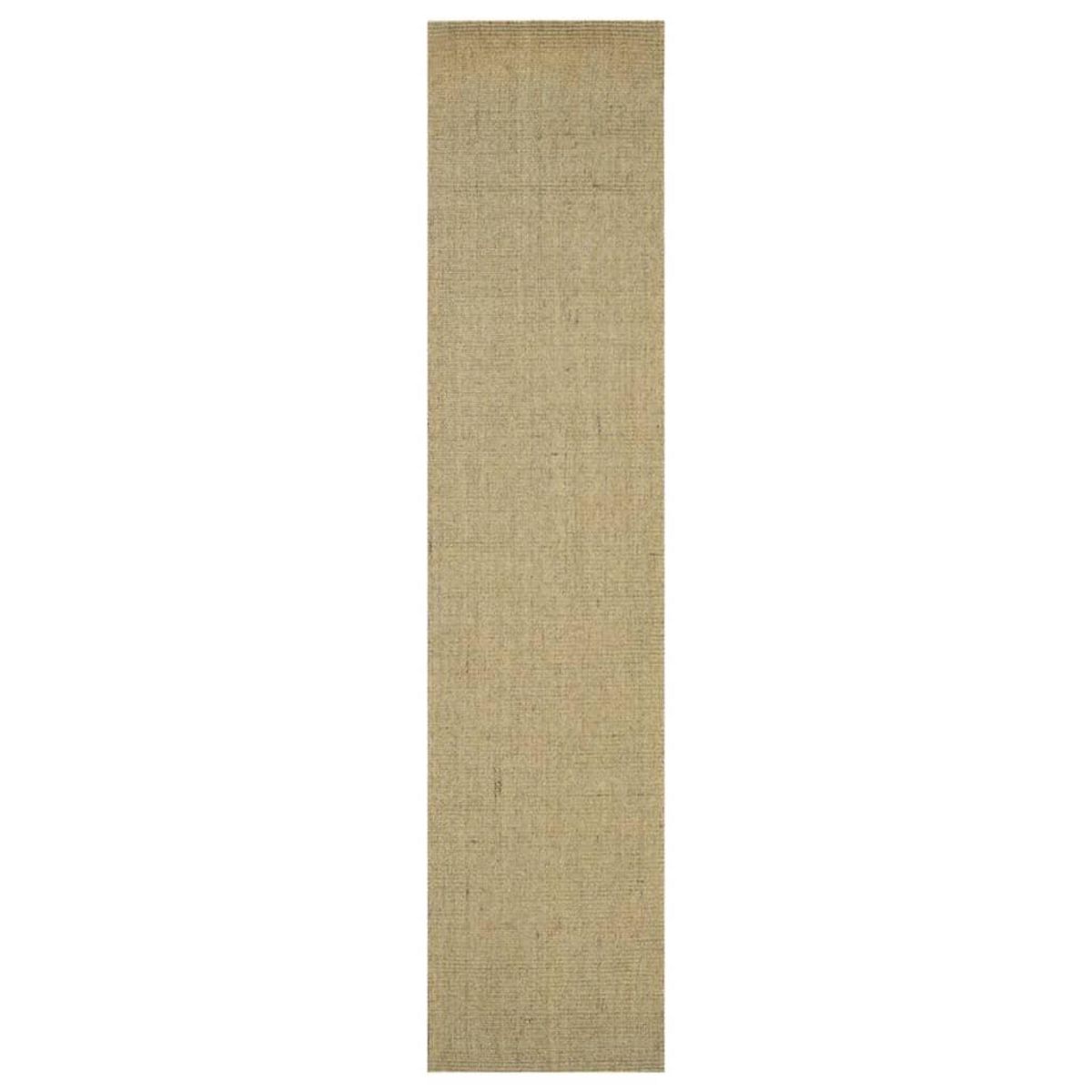 VIDAXL Tapis Sisal naturel 66x300 cm Vert