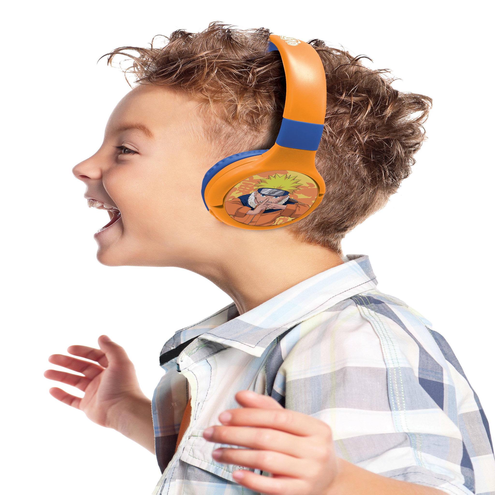 Voir la diapositive 5 : Lexibook Casque 2 en 1 Naruto Bluetooth et Filaire avec limitation de son