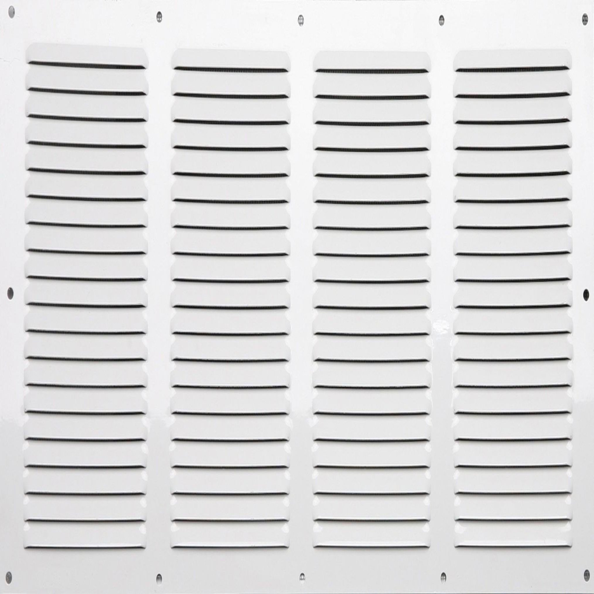CENTRALE BRICO Grille d'aération aluminium laqué, L.20 x l.40 cm
