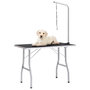 Voir la diapositive 1 : VIDAXL Table de toilettage reglable pour chiens avec 1 boucle